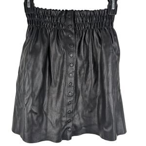 NWOT Faux Leather Mini Skirt‎ Gothcore Biker Emo